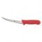 Winco KWP-60R Stäl 6" Curved Boning Knife with Red Handle