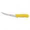 Winco KWP-60Y Stäl 6" Curved Boning Knife with Yellow Handle