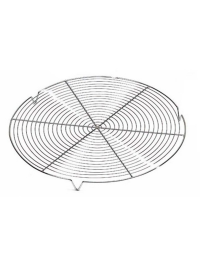 Matfer 312505 Chromed Steel 14” Round Cooling Rack With Feet