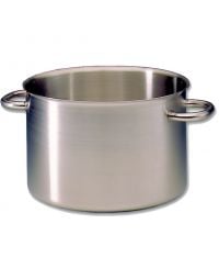 Matfer 690024 Excellence Cookware 9 1/2" Diameter x 6 3/8" High 7 1/2-Quart Capacity Induction-Ready Stainless Steel Stockpot Without Lid