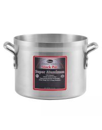 Winco AXAP-20 20 Qt. Standard Weight Aluminum Sauce Pot