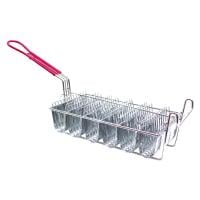 TheLAShop Large Commercial Deep Fryer Baskets Replacement 13x6x6 2ct/Pack